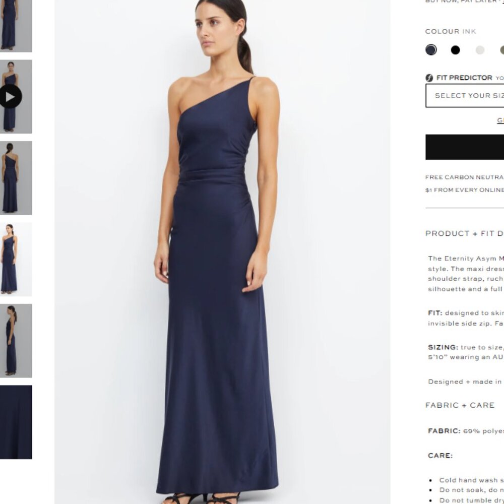 *Brand New* Bec and Bridge ETERNITY ASYM MAXI DRESS!
